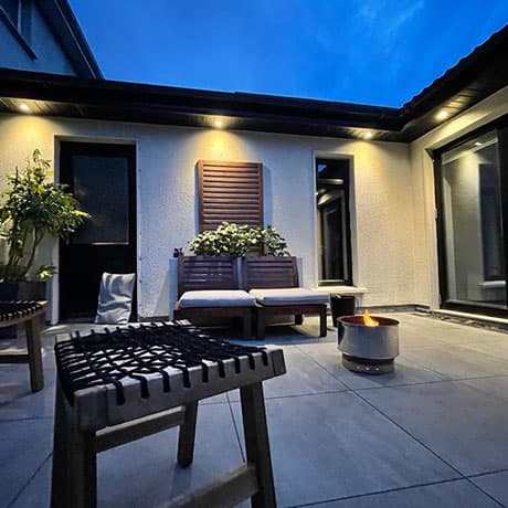 Patio construction completed by KRB Construction in Galway - project 04