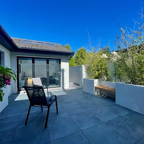 Patio construction completed by KRB Construction in Galway - project 07