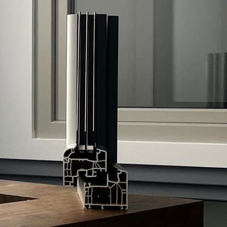 KRB Construction & Windows showroom in Galway - windows and doors display 02