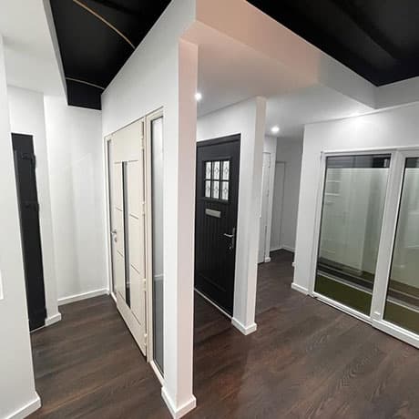 KRB Construction & Windows showroom in Galway - windows and doors display 09