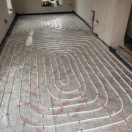 Underfloor heating installation in Galway - project 01