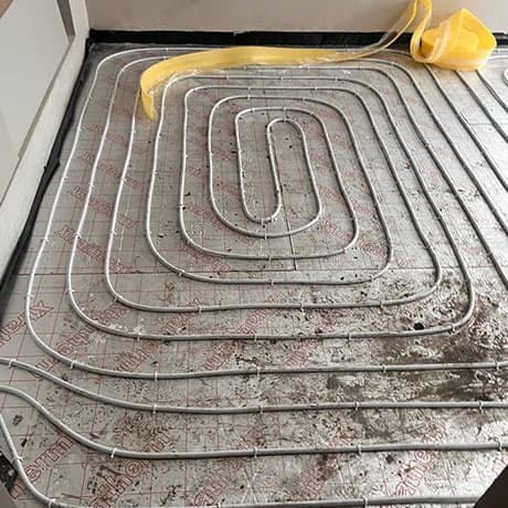 Underfloor heating installation in Galway - project 02