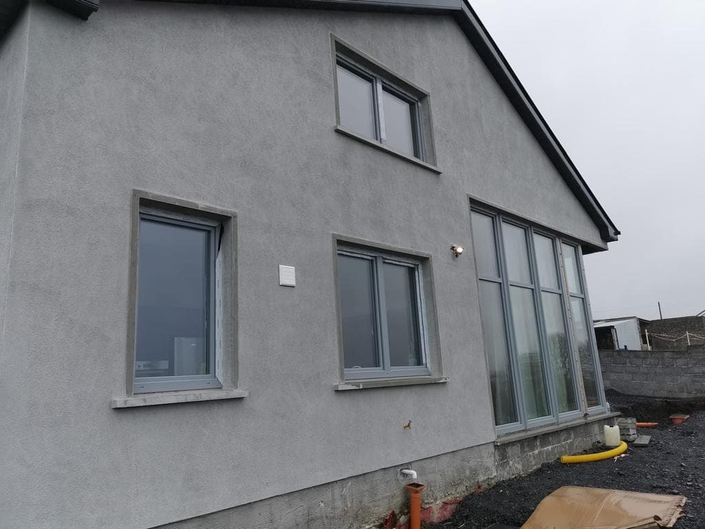 Replacement uPVC windows fitted by KRB Construction and Windows in an east Galway home